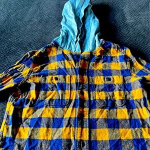 Button down hoodie used but good condition